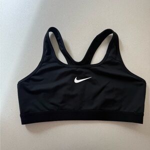 Nike black sports bra